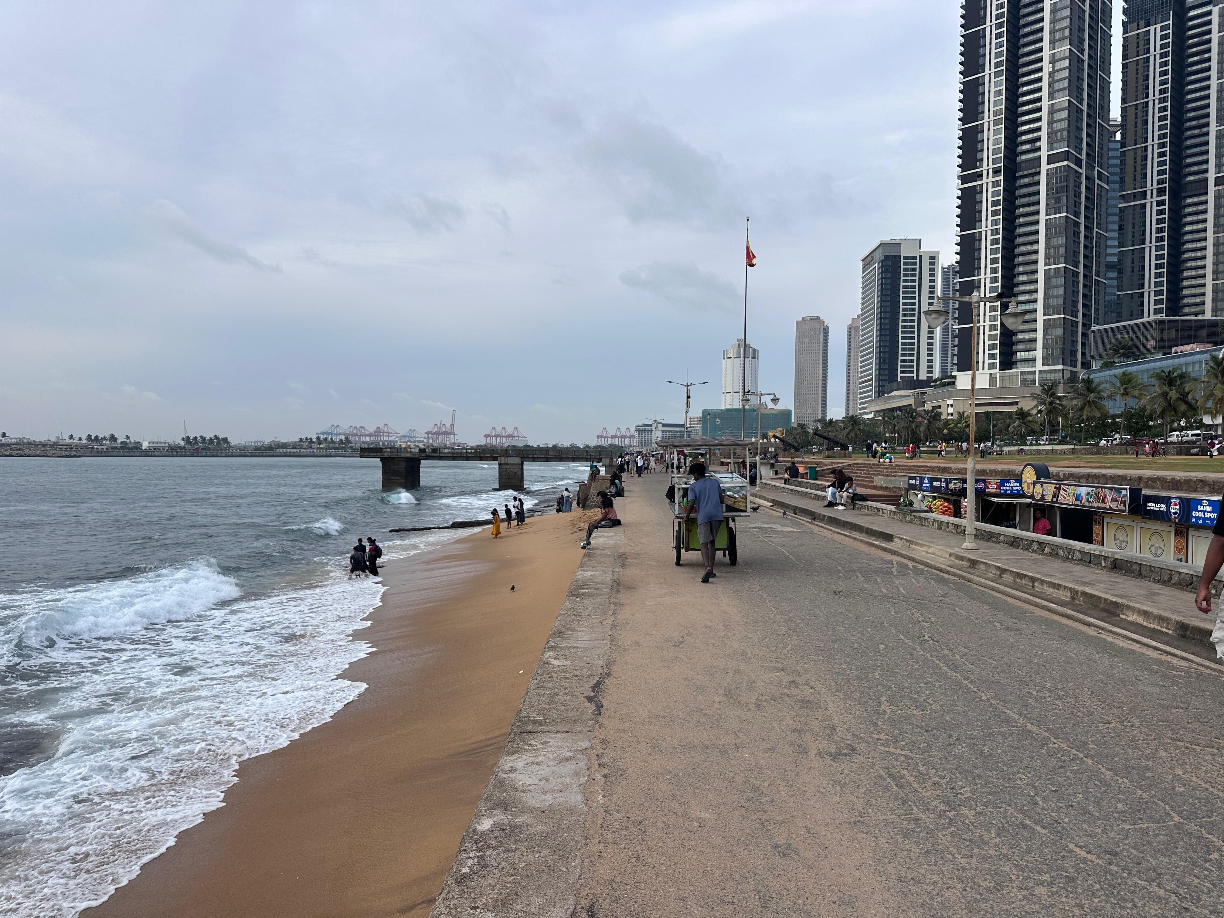 Набережная Galle Face Green, Коломбо. Фото 2